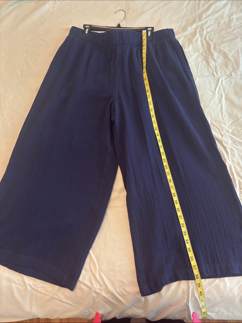 L.L.Bean Elastic-Waist Wide-leg Pants